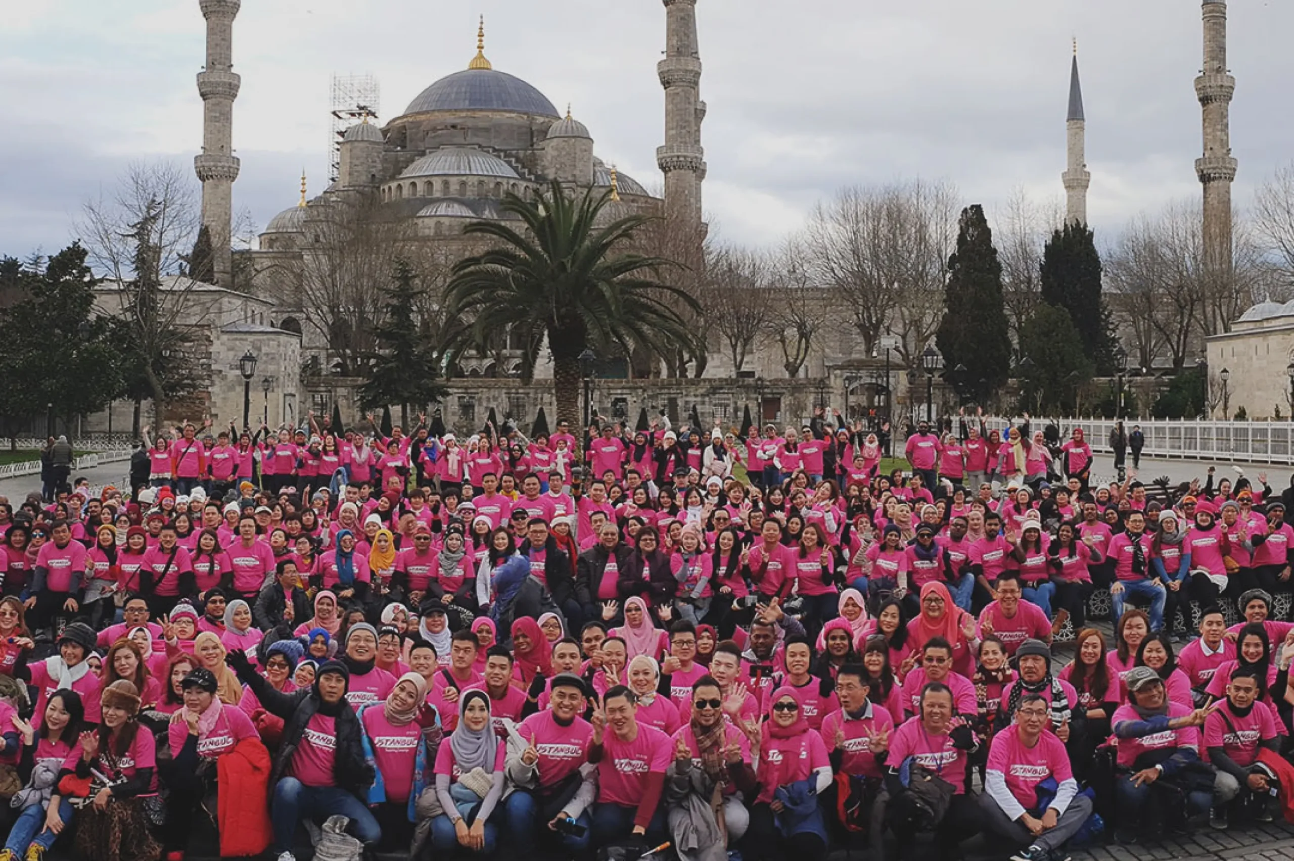 Large community charity event promoting compassion and social support