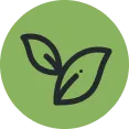 Icon representing certified organic spirulina